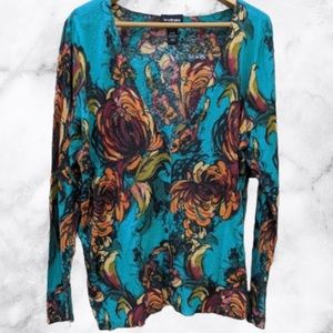 Floral Button Down Cardigan